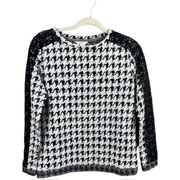 Crown & Ivy Women's Black & White Top - Picture 1 of 7